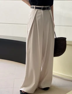 Alex Wide Leg Pleated Pants-BESTSELLERS