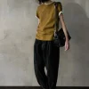 Barrel-Leg Cuffed Jeans