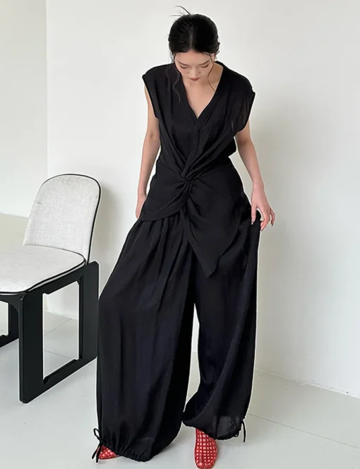 Black Harem Pants -PREORDER