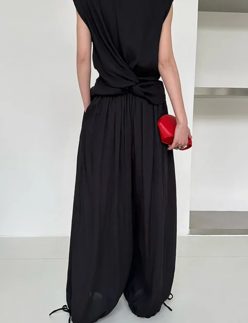 Black Harem Pants -PREORDER