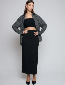 Black Pin-Stripe Shirt