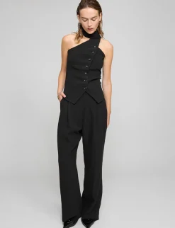 Black Straight Leg Pants
