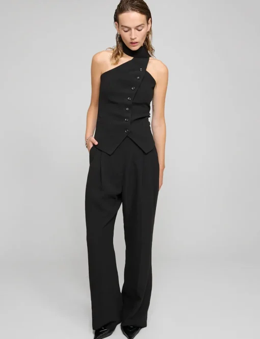 Black Straight Leg Pants