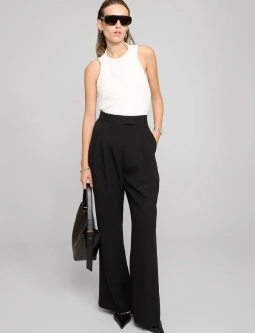 Black Straight Leg Pants