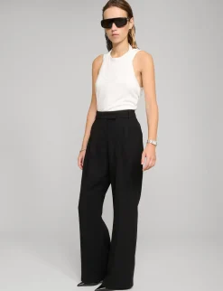 Black Straight Leg Pants