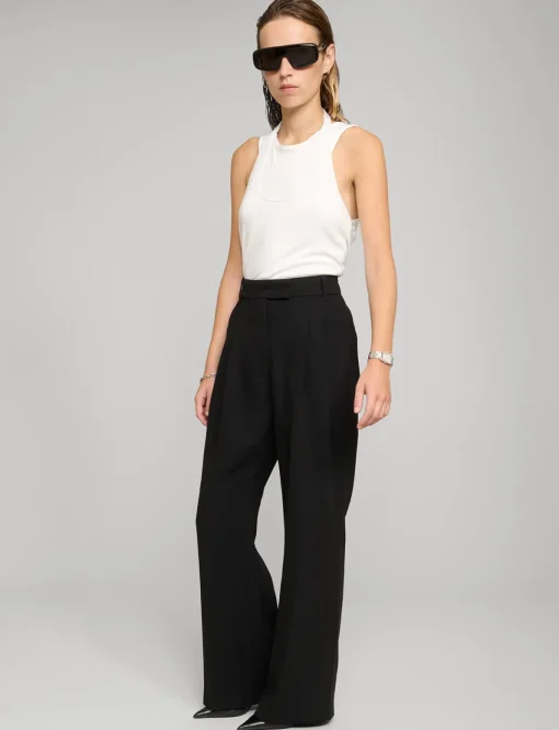 Black Straight Leg Pants