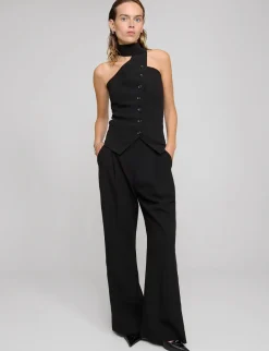 Black Straight Leg Pants