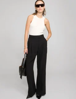 Black Straight Leg Pants