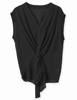 Black Twist Front Top-PREORDER