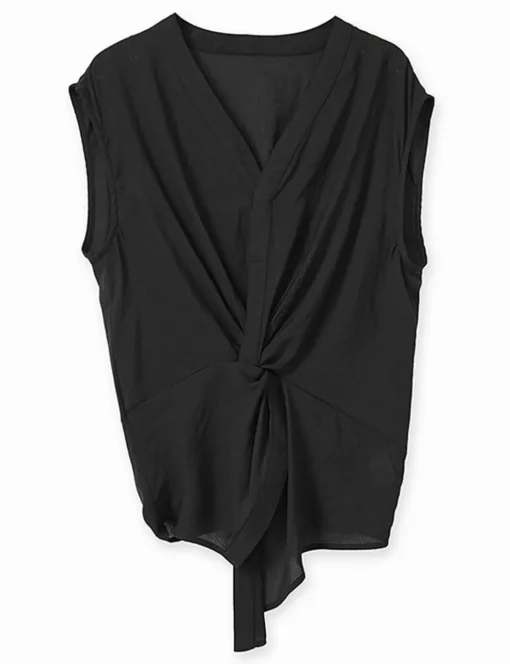 Black Twist Front Top-PREORDER