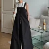 Black Wide Leg Jumpsuit-PREORDER