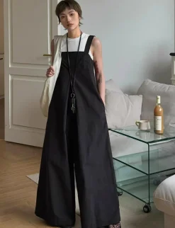 Black Wide Leg Jumpsuit-PREORDER