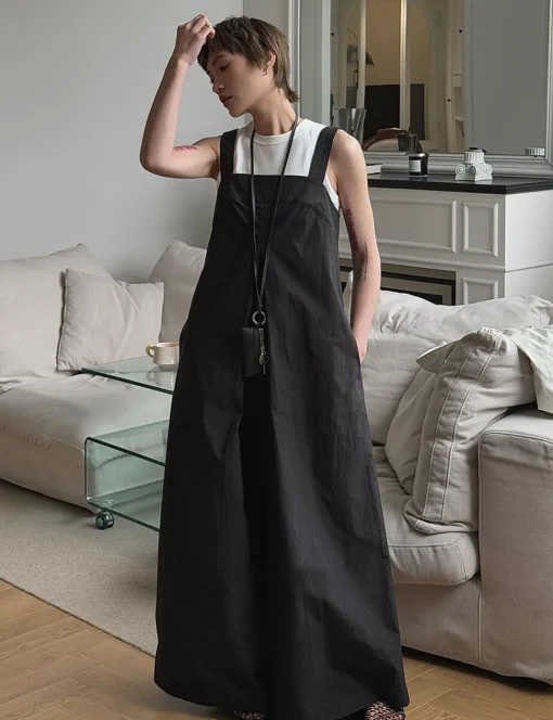 Black Wide Leg Jumpsuit-PREORDER