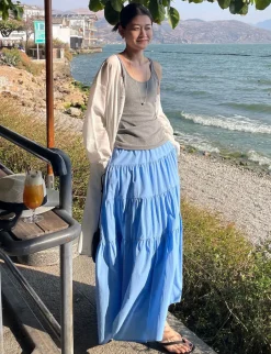 Blue Tier Skirt