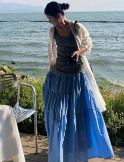 Blue Tier Skirt