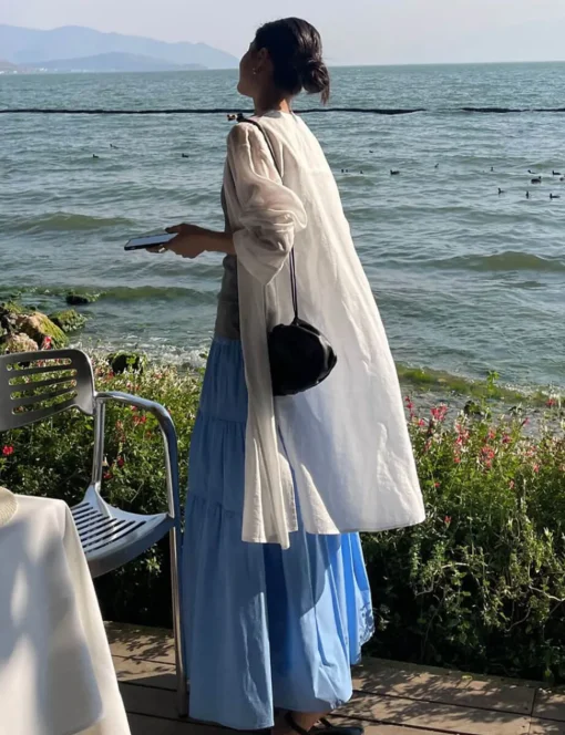 Blue Tier Skirt