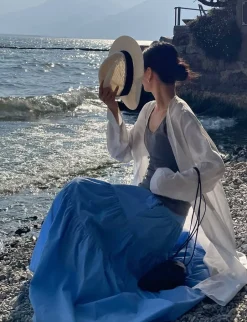Blue Tier Skirt