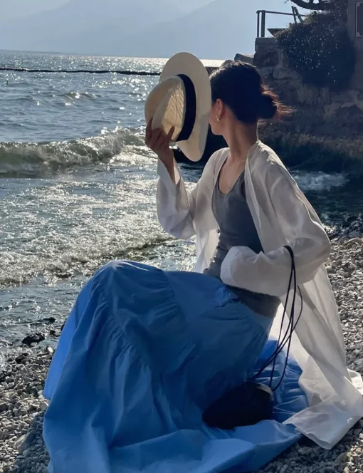 Blue Tier Skirt