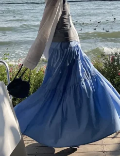 Blue Tier Skirt