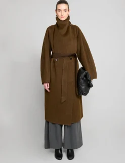 Brown Cocoon Coat