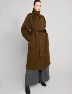 Brown Cocoon Coat
