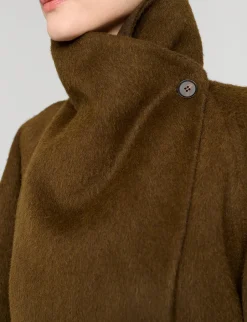 Brown Cocoon Coat