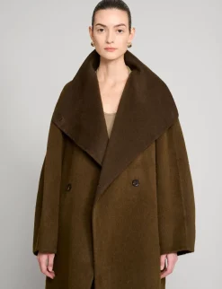 Brown Cocoon Coat