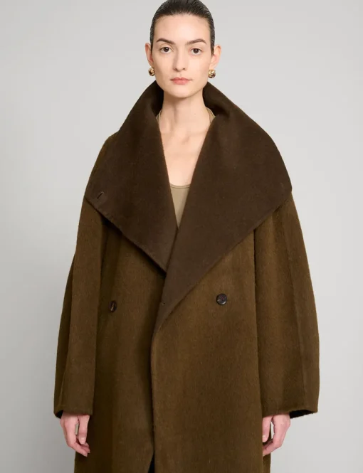 Brown Cocoon Coat