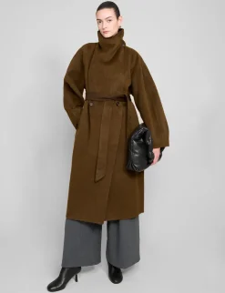 Brown Cocoon Coat