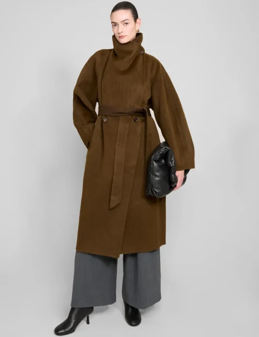 Brown Cocoon Coat