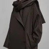 Brown Scarf Coat