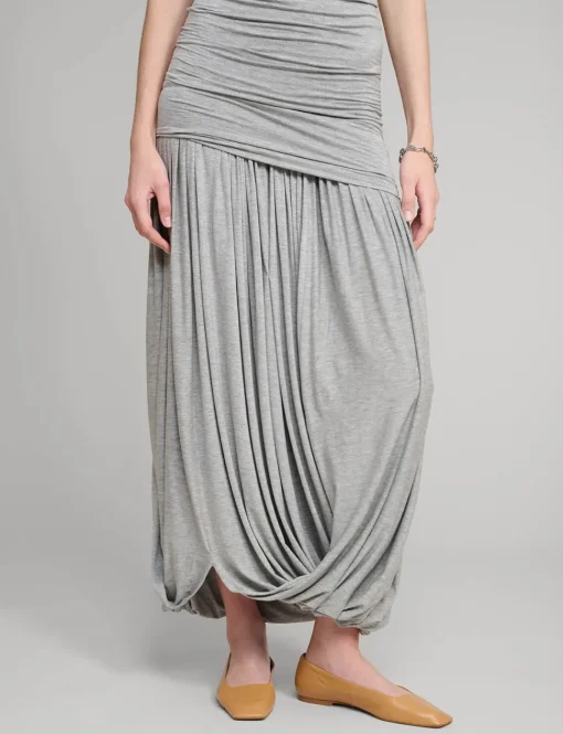 Bubble Hem Strapless Dress