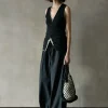 Charcoal Parachute Pants