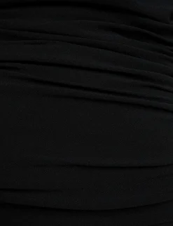 Claudia Ruched Strapless Maxi Dress