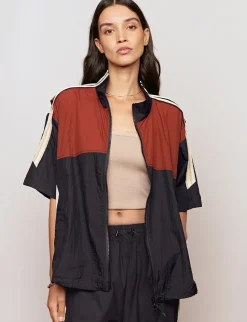 Color-Block Track Jacket