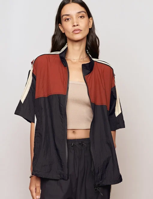 Color-Block Track Jacket