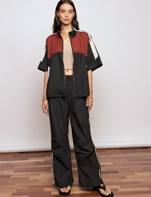 Color-Block Track Jacket