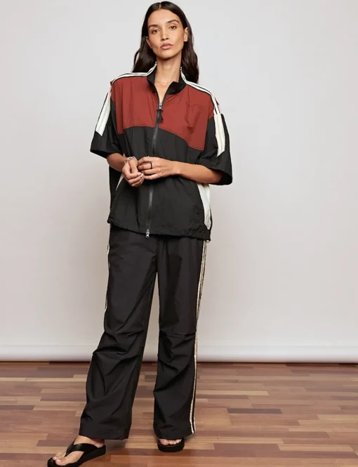 Color-Block Track Jacket