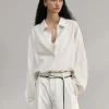 Crop Layered Bubble Shirt
