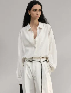 Crop Layered Bubble Shirt