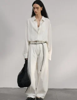 Crop Layered Bubble Shirt