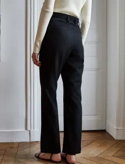 Daria Black Flared Pants