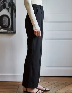 Daria Black Flared Pants