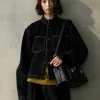 Denim Contrast Stitch Jacket