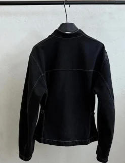 Denim Contrast Stitch Jacket