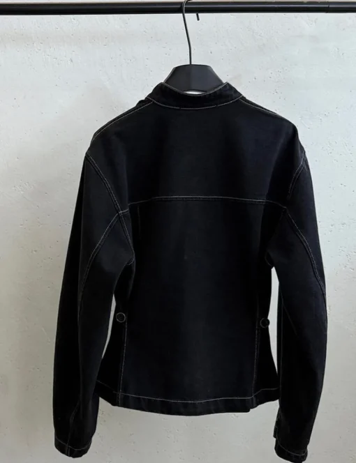 Denim Contrast Stitch Jacket