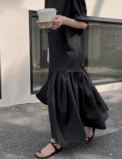 Drop Waist Tee Dress-BESTSELLER