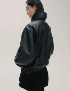 Faux Fur Vintage Leather Jacket