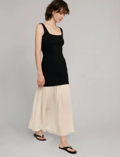 Gia Chiffon Hem Tank Dress-BESTSELLER
