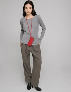 Grey Double Layered Tank Top